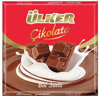 Ulker Milk Chocolate Bar 60 gr - 6 each