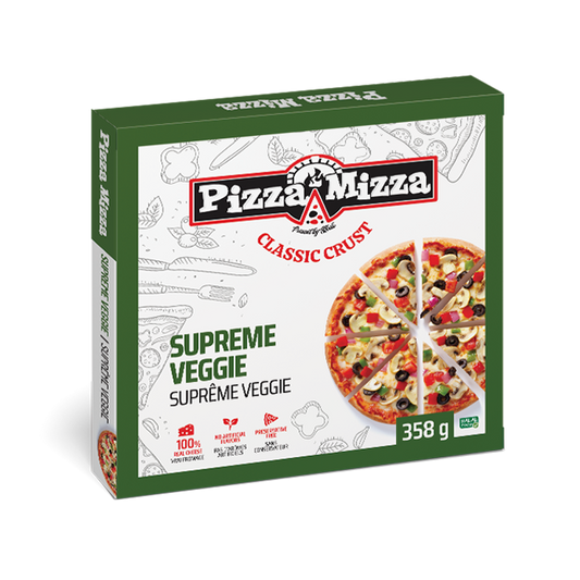 Pizza Mizza Vejeteryan Pizza, Supreme Veggie, 10"